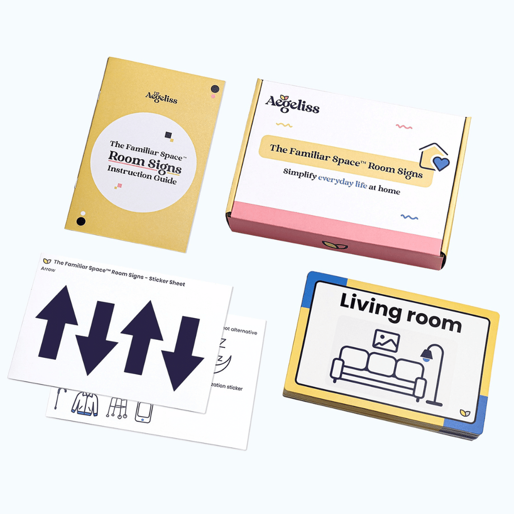 Visual Aids for Dementia: The Familiar Space Room Signs by Aegeliss
