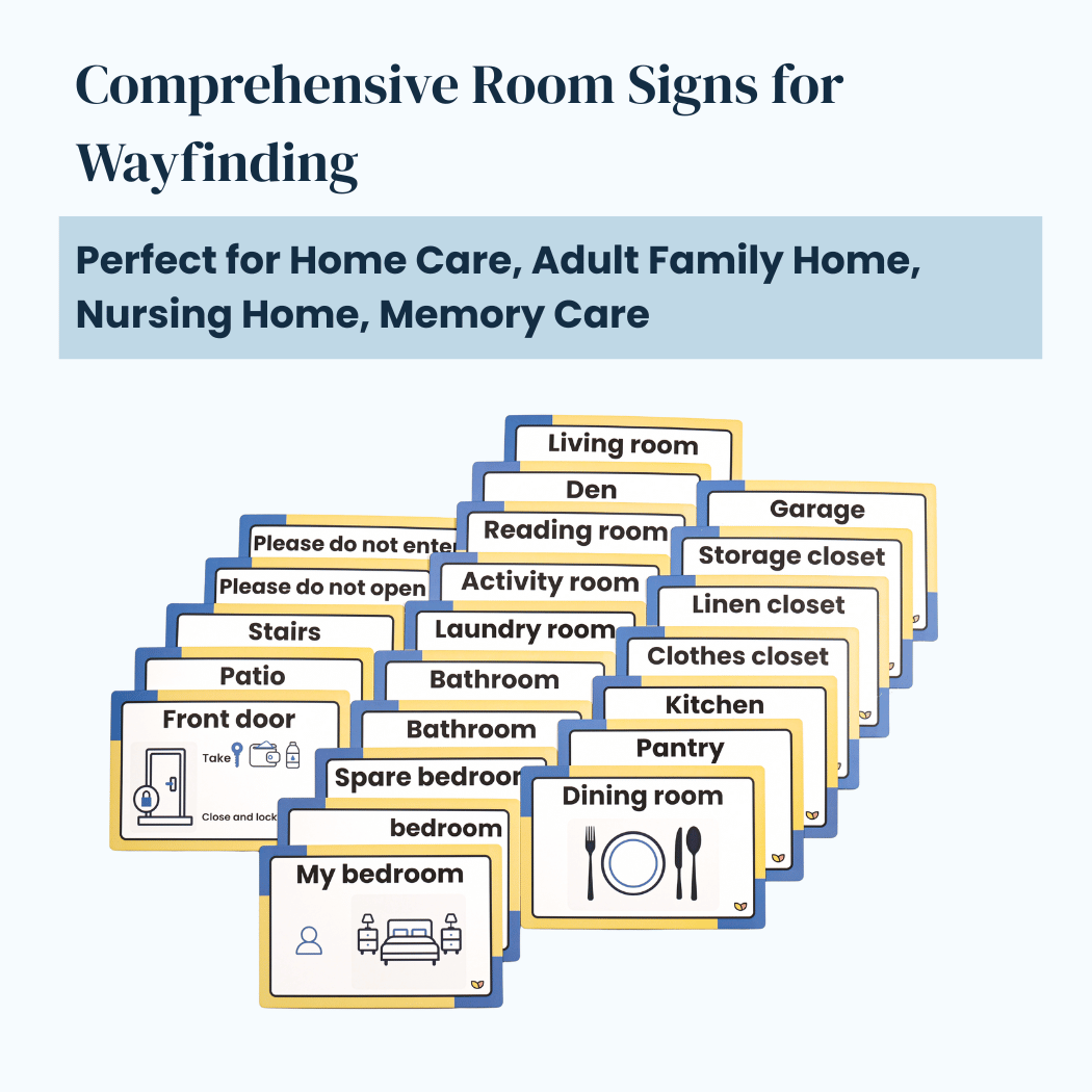 Visual Aids for Dementia: The Familiar Space Room Signs by Aegeliss