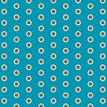 Raaga Napkins - Cobalt Target Print - Hand Printed - Set of 4