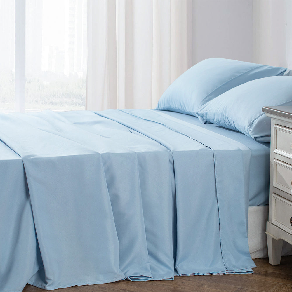 Kasentex Spring Soft Sheet Bedding Set in Deep Pocket, Hypoallergenic and Breathable, Room Decor,