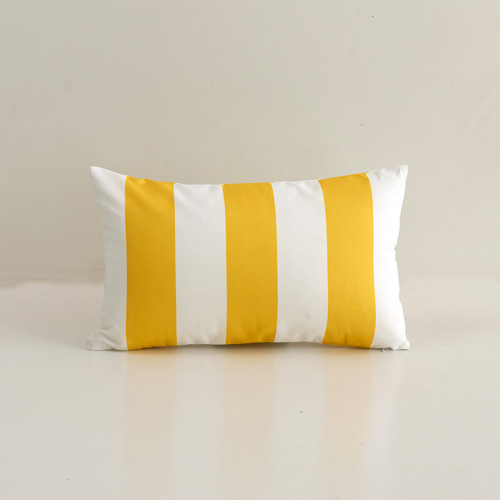 2 size options Stripes/Waving Outdoor Waterproof Pillow (With Insert)