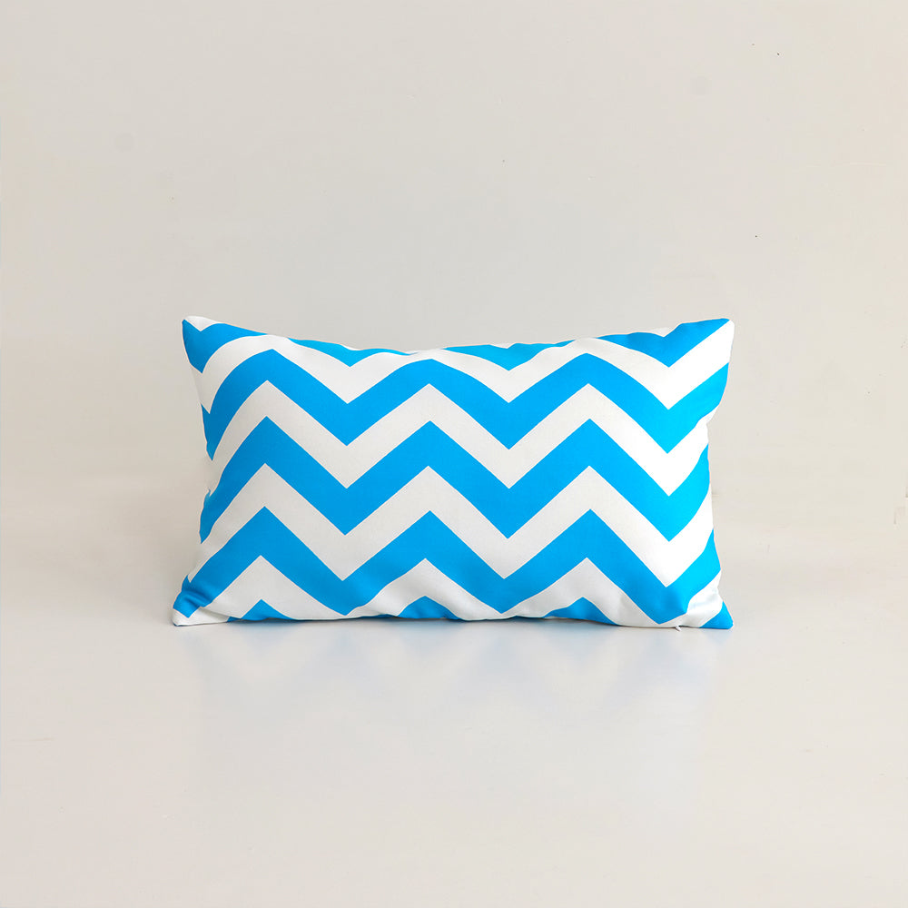 2 size options Stripes/Waving Outdoor Waterproof Pillow (With Insert)