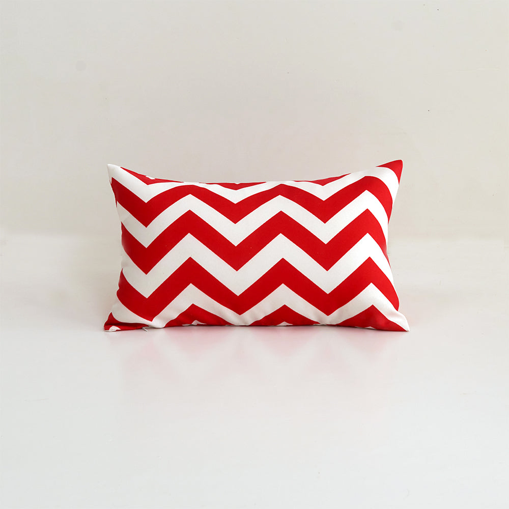 2 size options Stripes/Waving Outdoor Waterproof Pillow (With Insert)