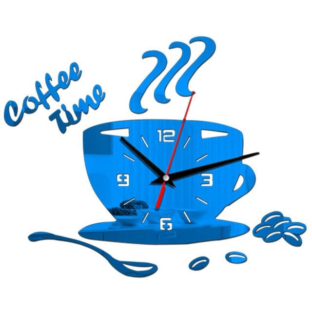 3D Creative Acrylic Mirror Wall Clock  Wall Acrylic Clock Luxury Big Size Wall Stickers