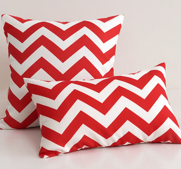 2 size options Stripes/Waving Outdoor Waterproof Pillow (With Insert)