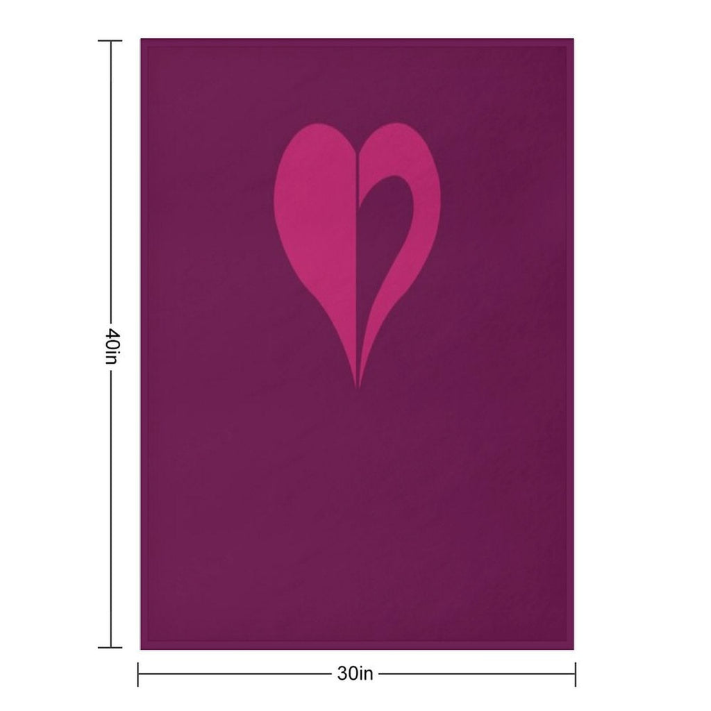 Heart Quest Bed Comfort Throw Blanket