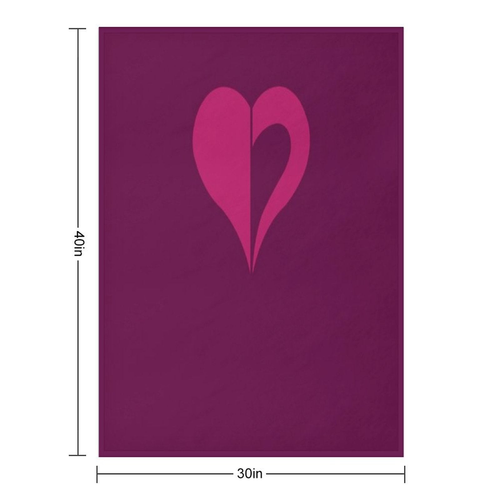 Heart Quest Bed Comfort Throw Blanket