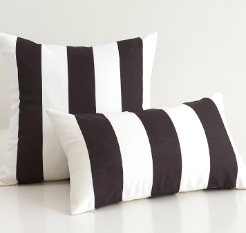 2 size options Stripes/Waving Outdoor Waterproof Pillow (With Insert)