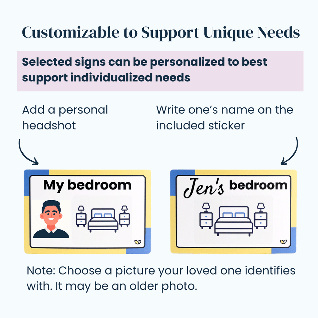 Visual Aids for Dementia: The Familiar Space Room Signs by Aegeliss