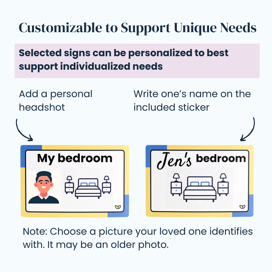 Visual Aids for Dementia: The Familiar Space Room Signs by Aegeliss