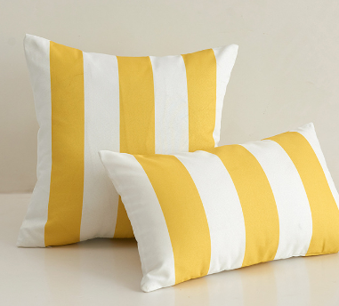 2 size options Stripes/Waving Outdoor Waterproof Pillow (With Insert)
