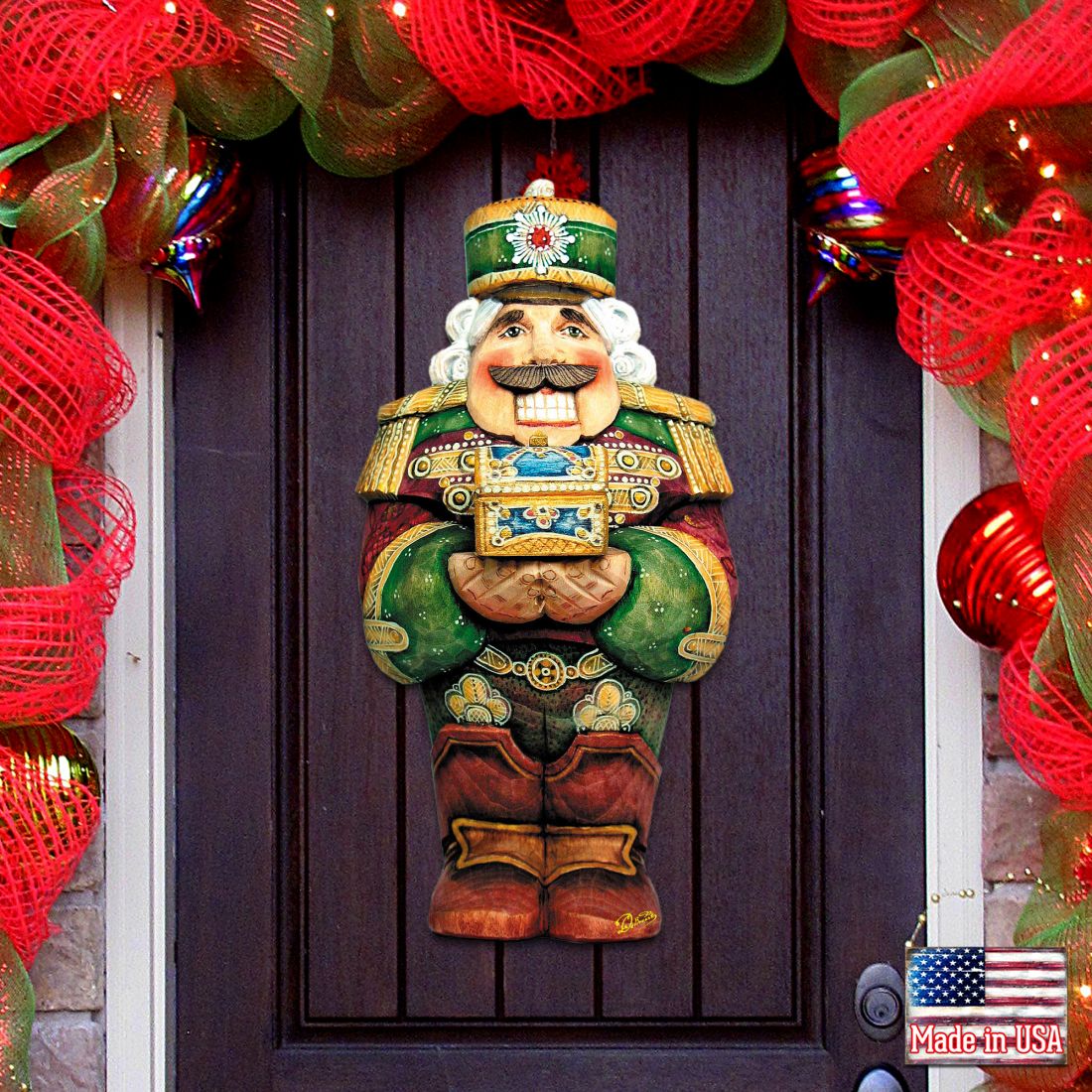 Nutcracker Holiday Door Decor by G. DeBrekht r - 8153313H