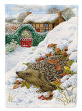 Hedgehog Holiday Garden Flag – Decorative Outdoor Yard Flag ASA2158GF