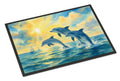 Dolphins in the Bay Doormat-24x36 Indoor / Outdoor Rug | Made in USA