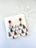 Christmas Tree Acrylic earrings