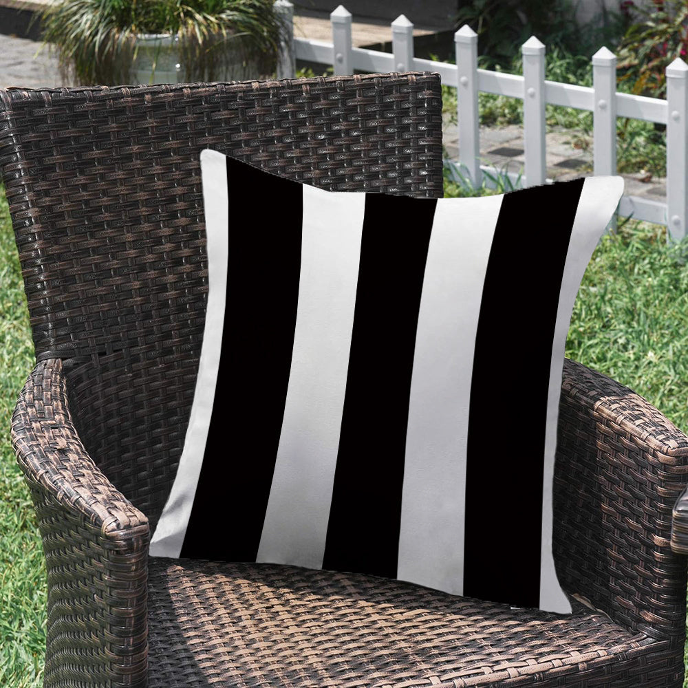 2 size options Stripes/Waving Outdoor Waterproof Pillow (With Insert)