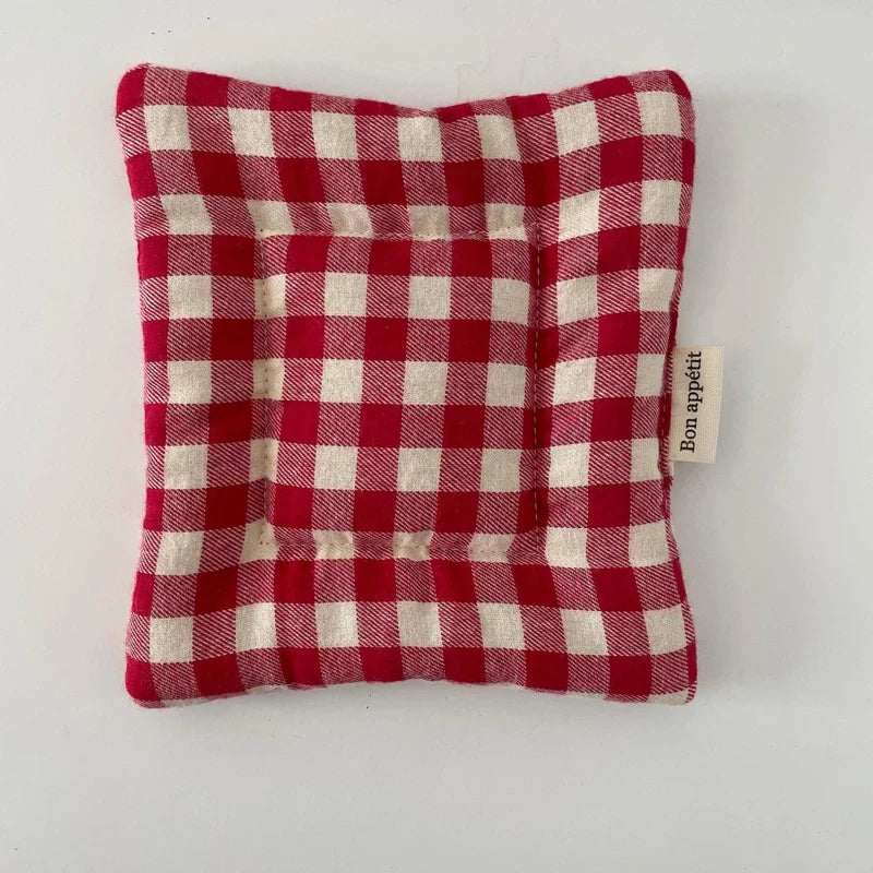 Coaster Fresh Pastoral Style Cotton Coaster Cloth Insulation Pad