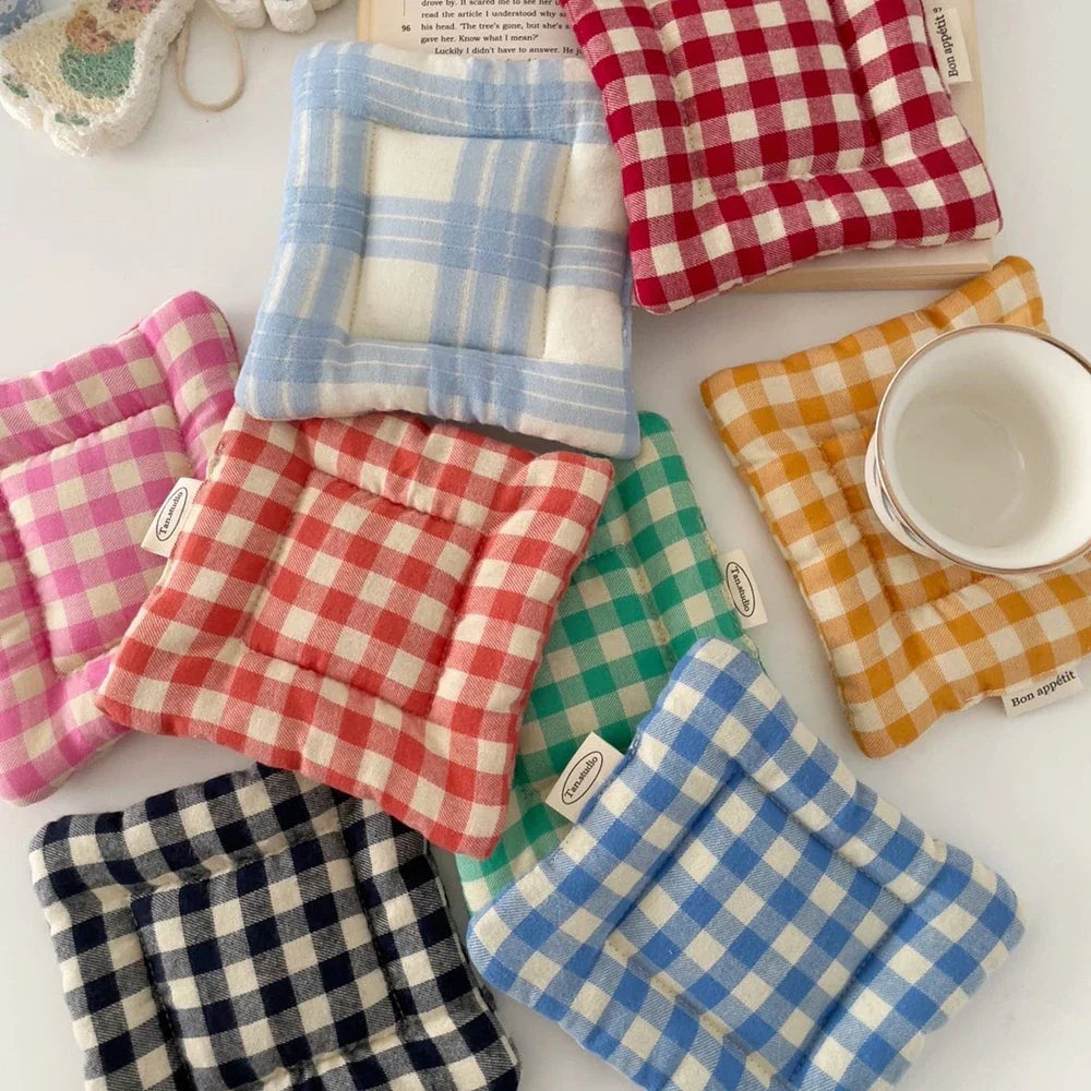 Coaster Fresh Pastoral Style Cotton Coaster Cloth Insulation Pad