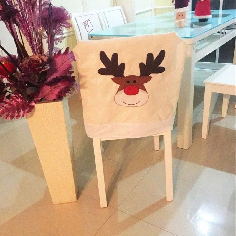 Christmas Hat Chair Cover