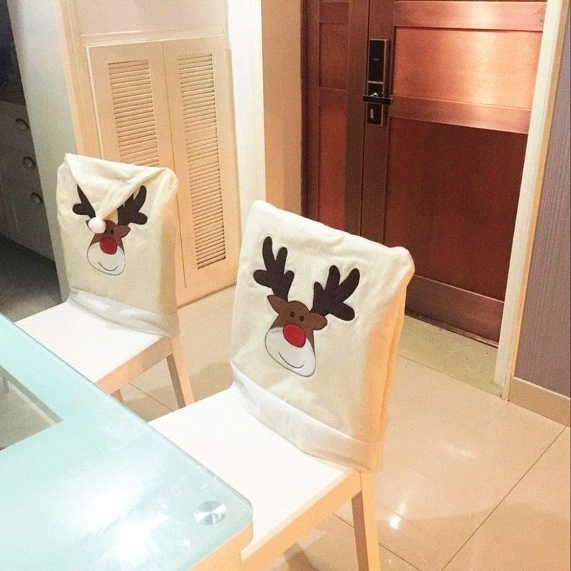 Christmas Hat Chair Cover