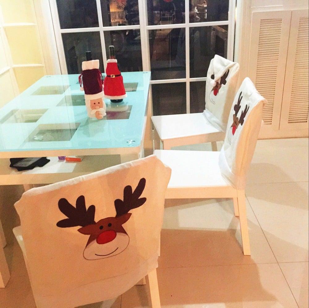 Christmas Hat Chair Cover