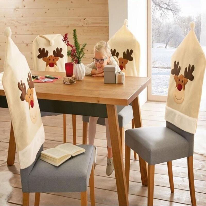 Christmas Hat Chair Cover