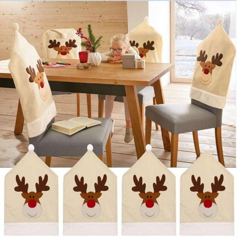 Christmas Hat Chair Cover
