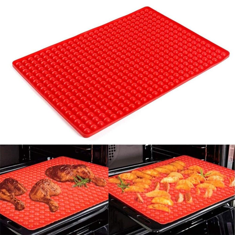 Circular Hole Silicone Grill Mat