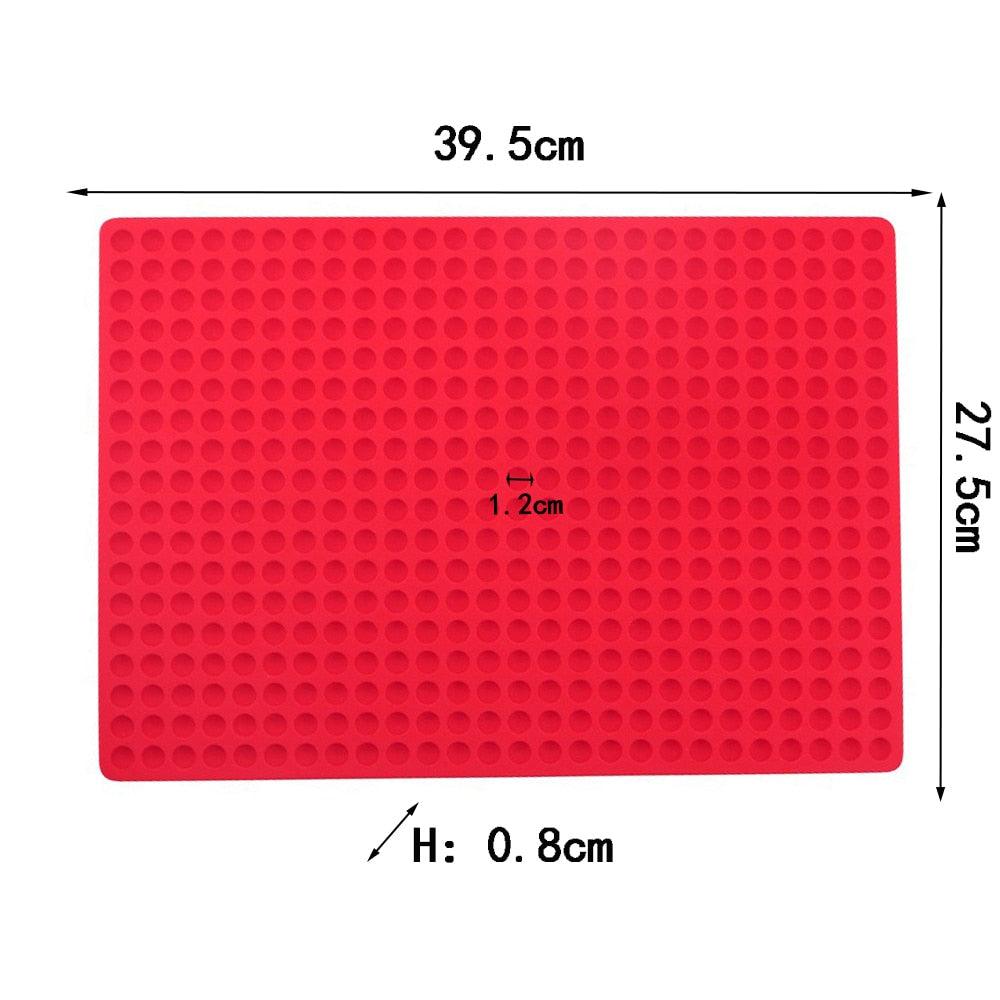 Circular Hole Silicone Grill Mat