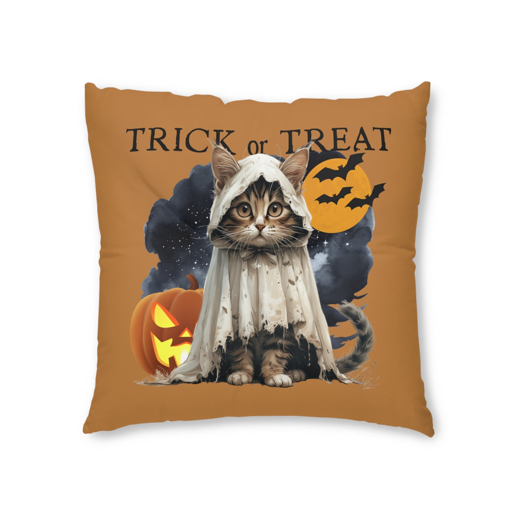 Halloween Square Cat Floor Pillow for Cozy Holiday Decor