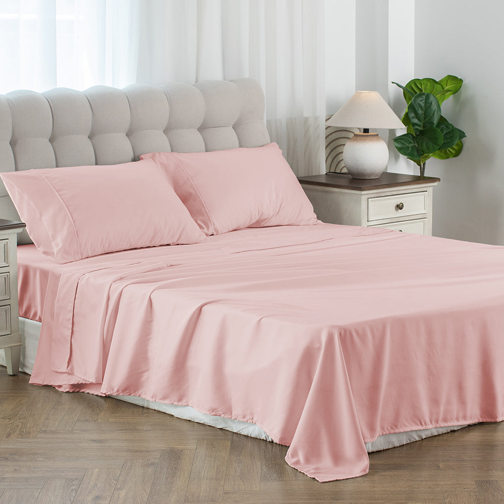 Kasentex Spring Soft Sheet Bedding Set in Deep Pocket, Hypoallergenic and Breathable, Room Decor,