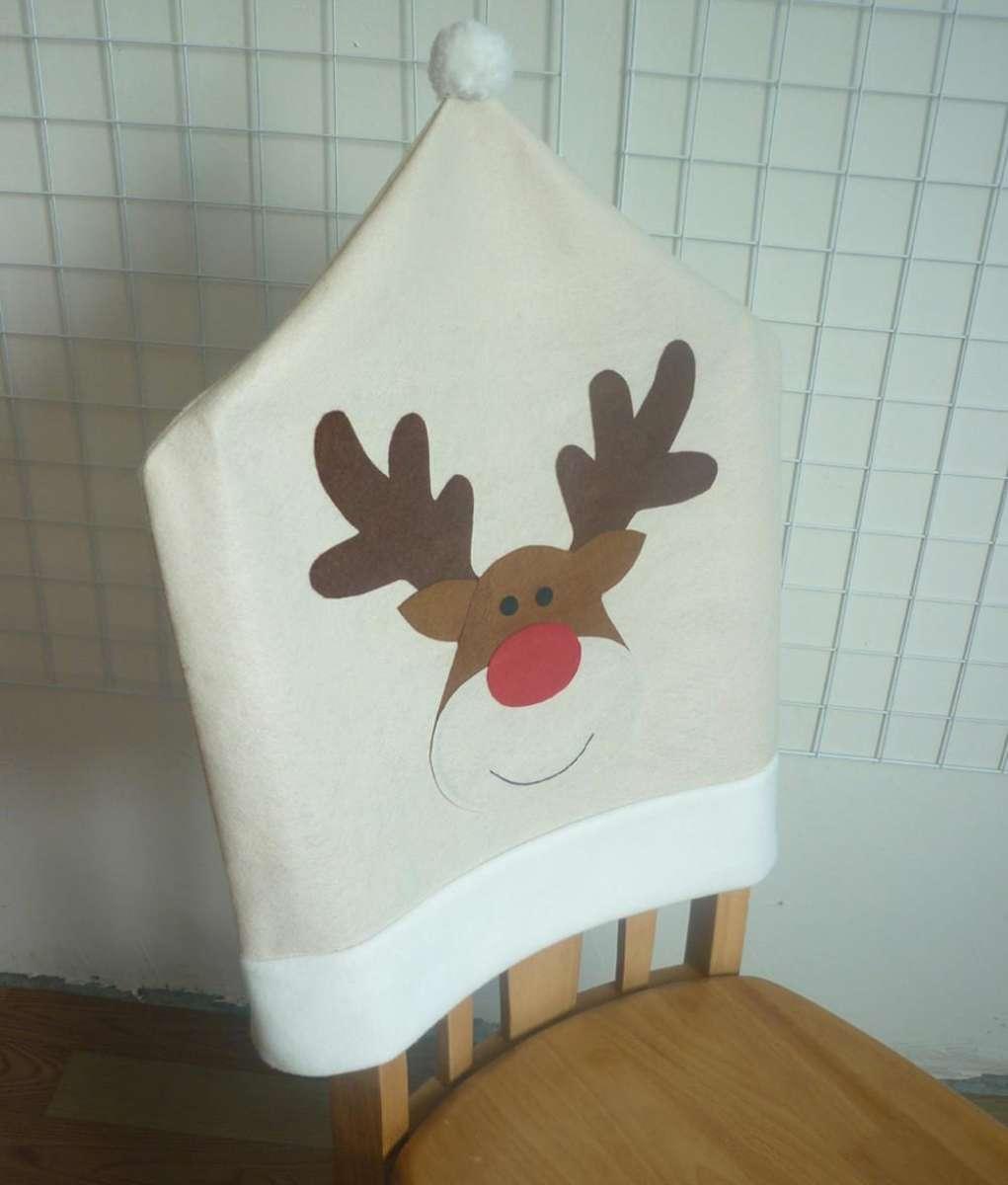 Christmas Hat Chair Cover