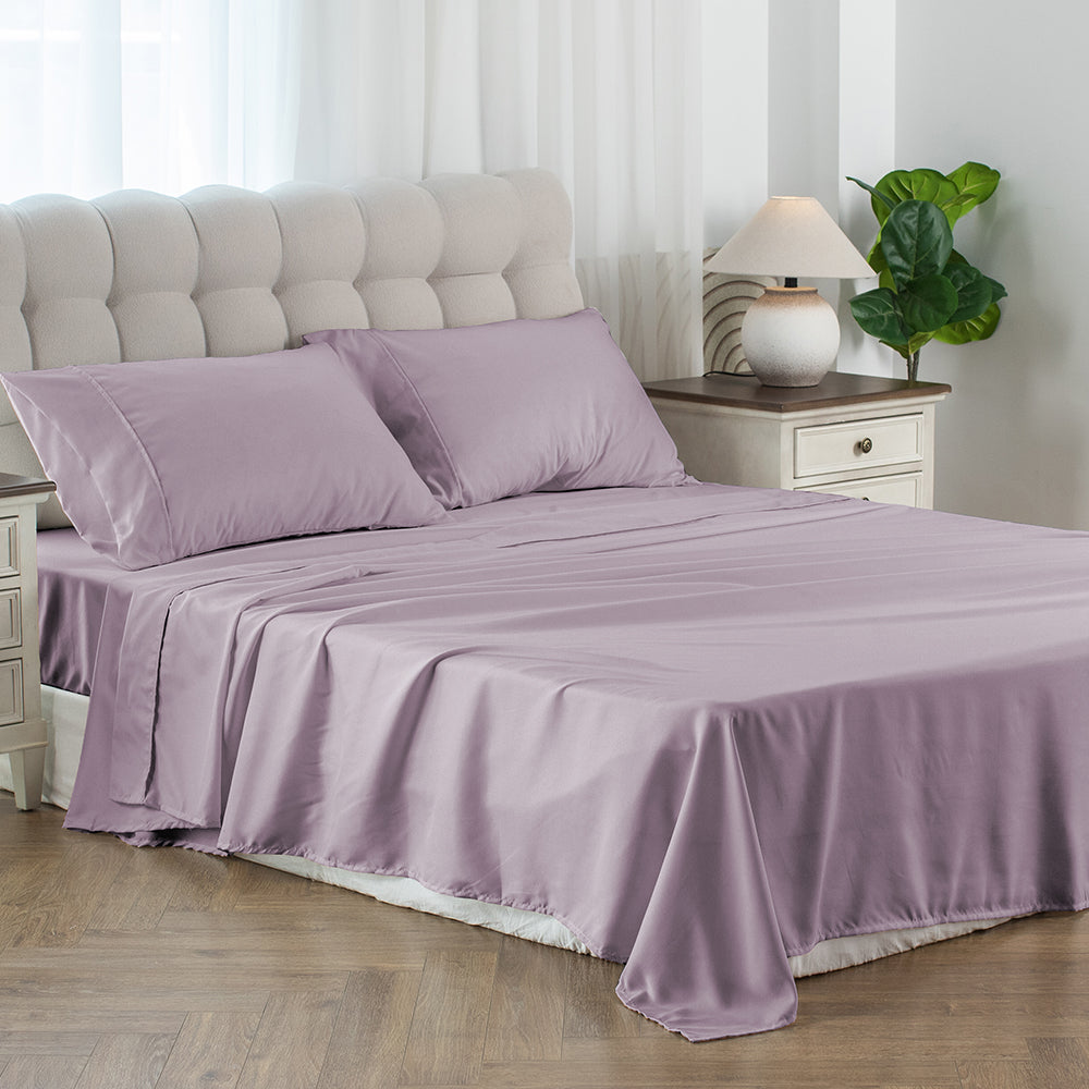 Kasentex Spring Soft Sheet Bedding Set in Deep Pocket, Hypoallergenic and Breathable, Room Decor,